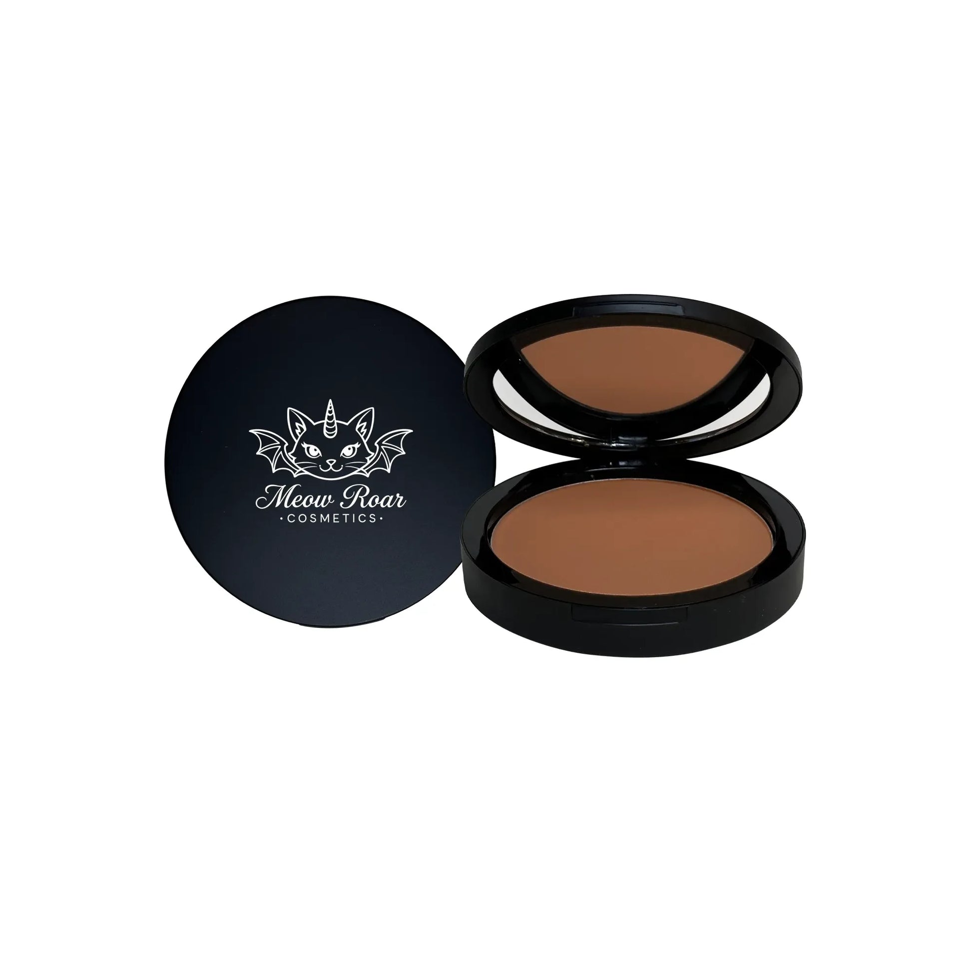 Dual Blend Powder Foundation - Walnut - Meow Roar Cosmetics
